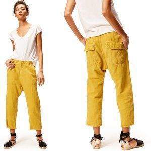 Nili Lotan Luna Pant Mustard Yellow Size 4